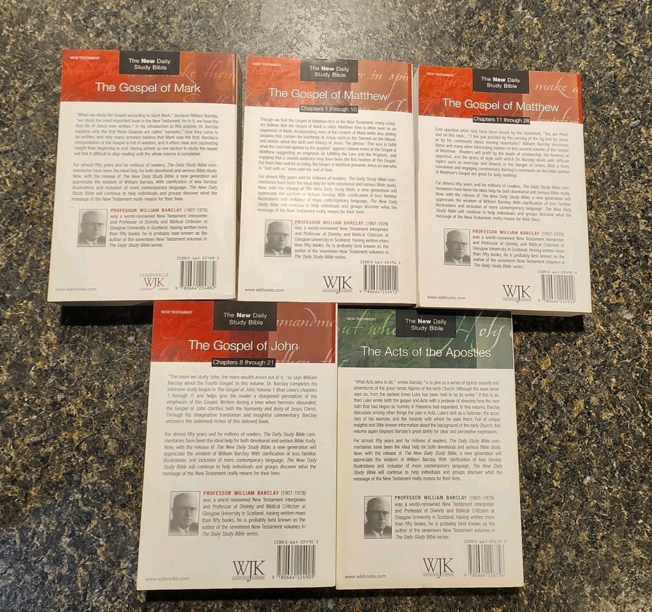 William Barclay The New Daily Study Bible Paperback Lot of 14 (SEE DESCRIPTION)