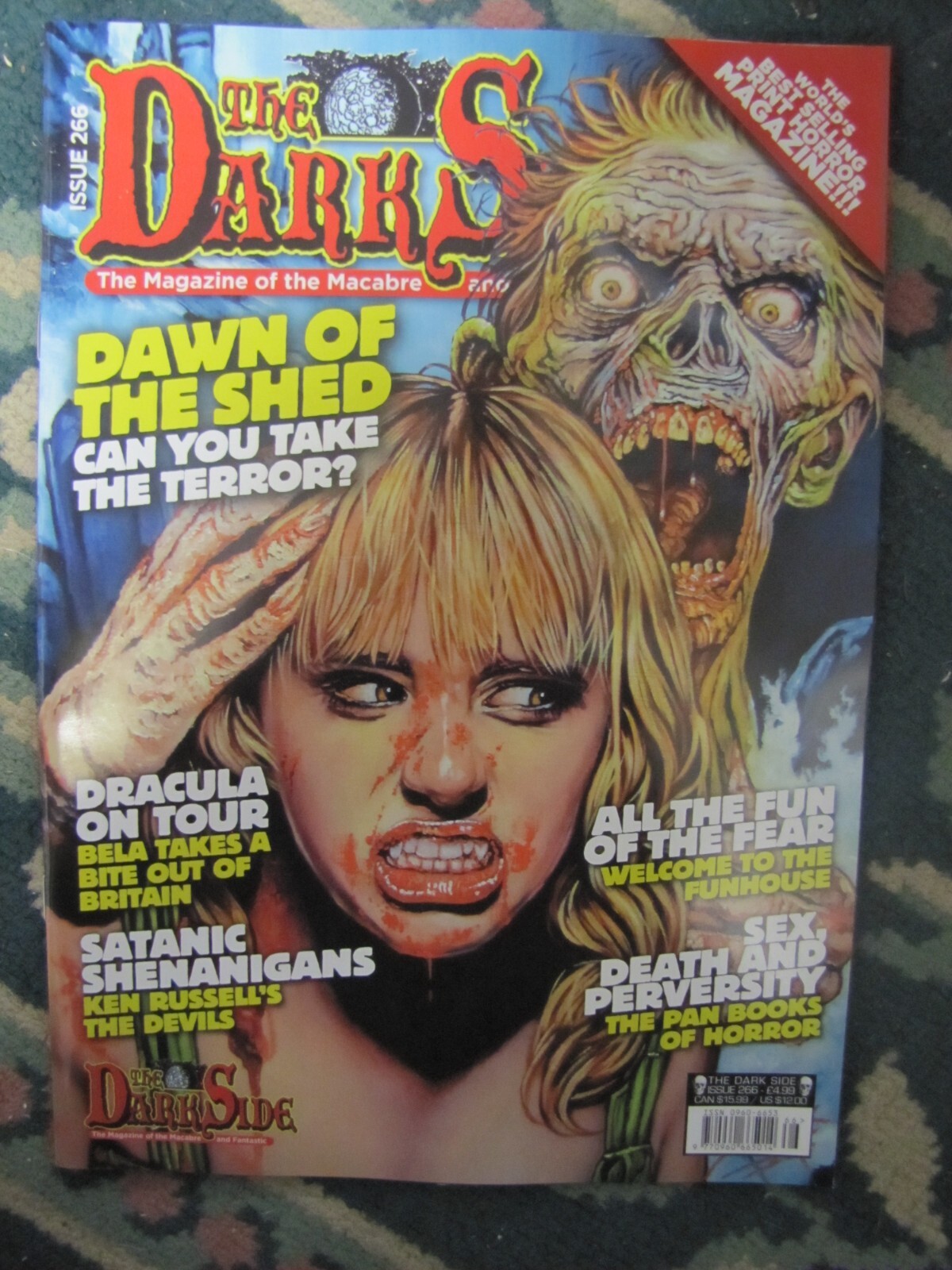 The Dark Side # 266 ( UK ) Dracula On Tour & Dawn Of The Shed BRAND NEW