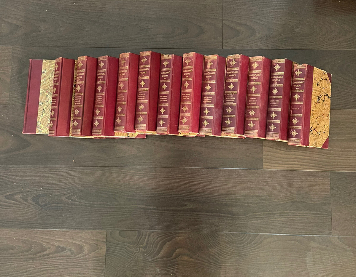 The Complete Works Of William Shakespeare 13 Volumes Richard G. White 1899