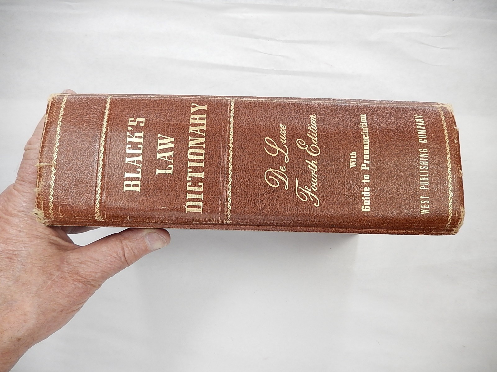 Black’s Law Dictionary, Deluxe Fourth Edition, 1957, Guide in Pronunciation