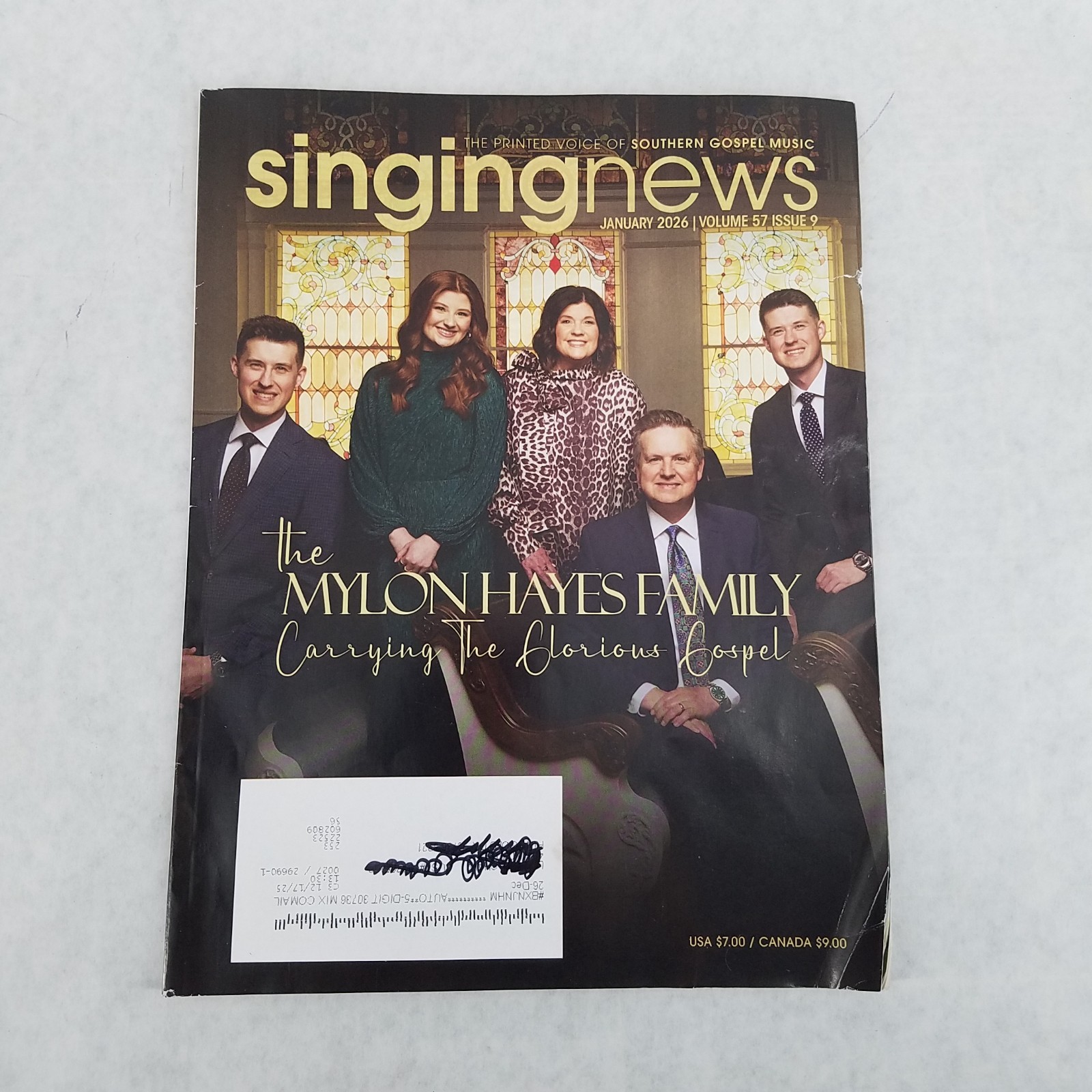 SINGING NEWS Lot of 2 – Jan 2026 THE MYLON HAYES FAMILY and Dec 2025 THE BROWNS