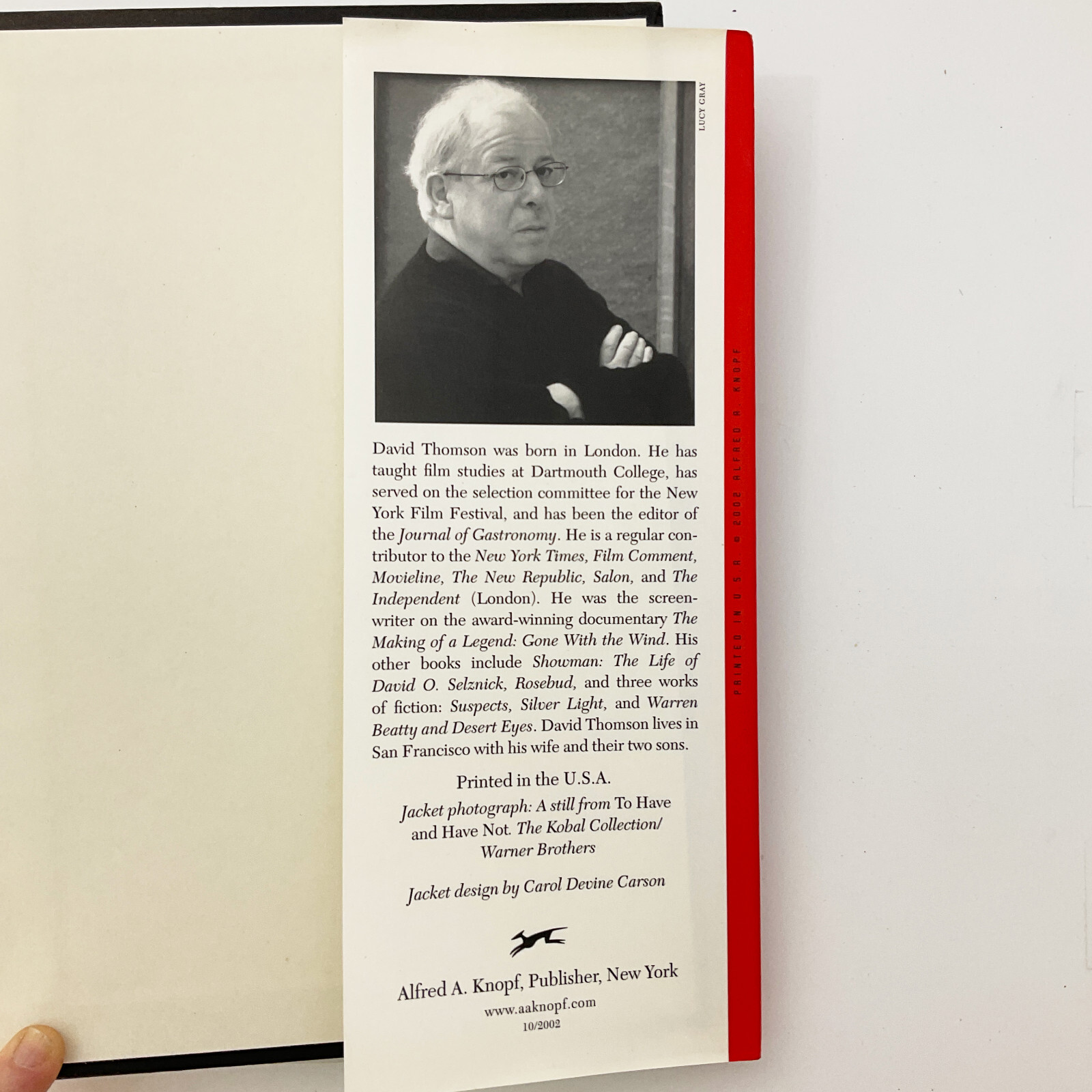 The New Biographical Dictionary of Film Cinema Hardcover Book David Thomson 2002