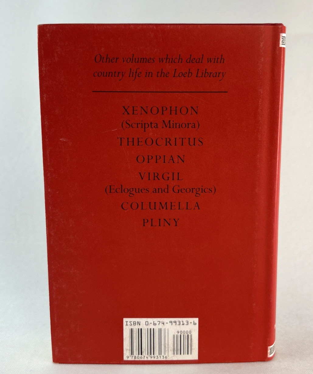 On Agriculture Hardcover Cato Varro Loeb Classical Library