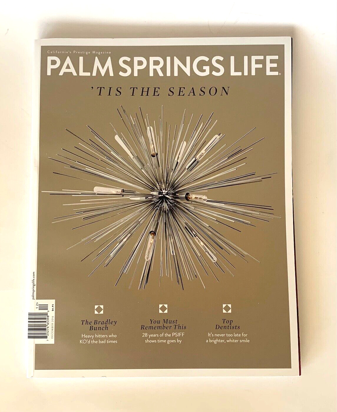 Palm Springs Life December 2016 Christmas Holiday Season Issue MINT