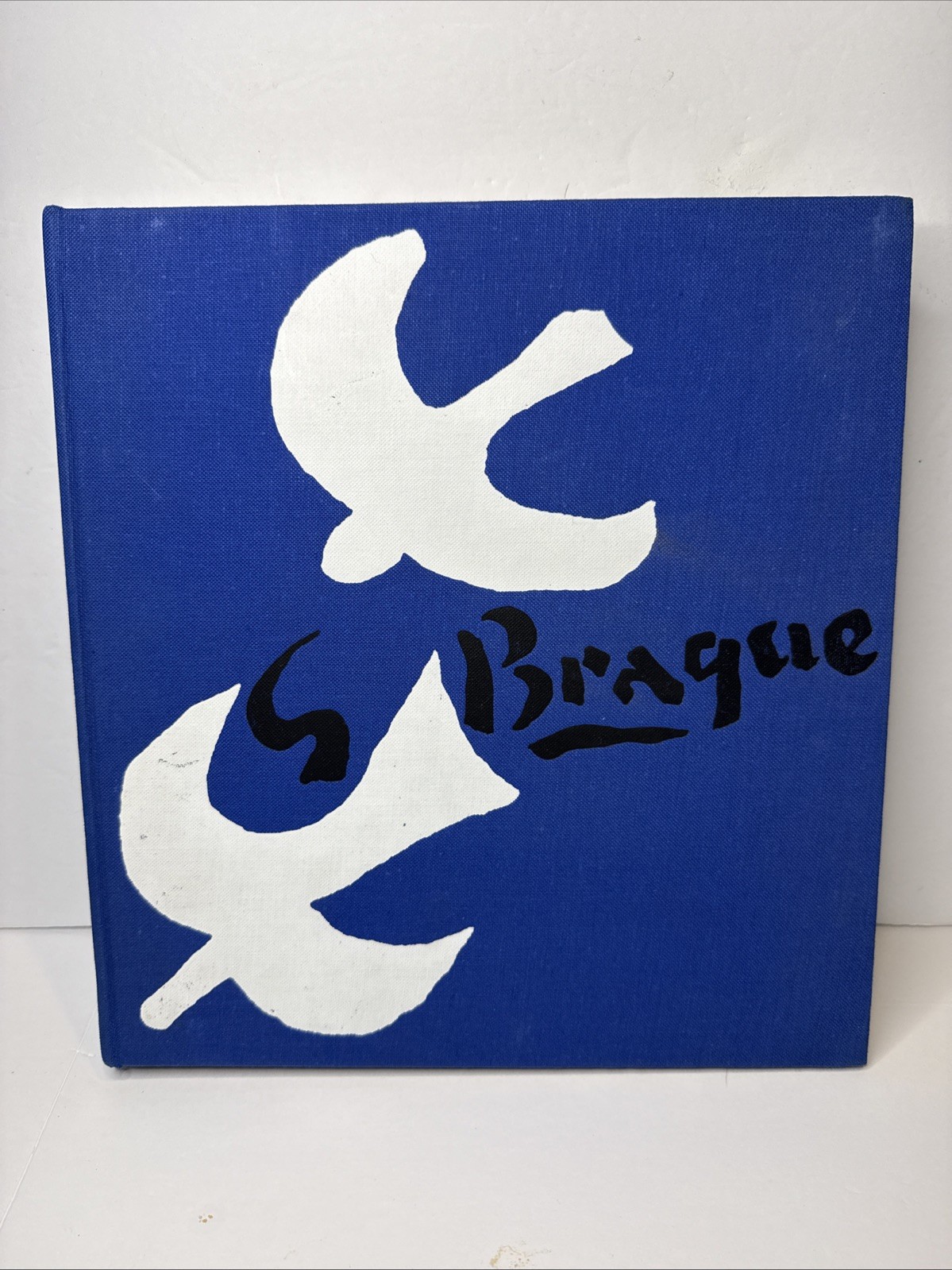 GEORGES BRAQUE RARE 1971 1ST ED LITHOGRAPH PRINT LARGE HARDCOVER MODERN ART BOOK