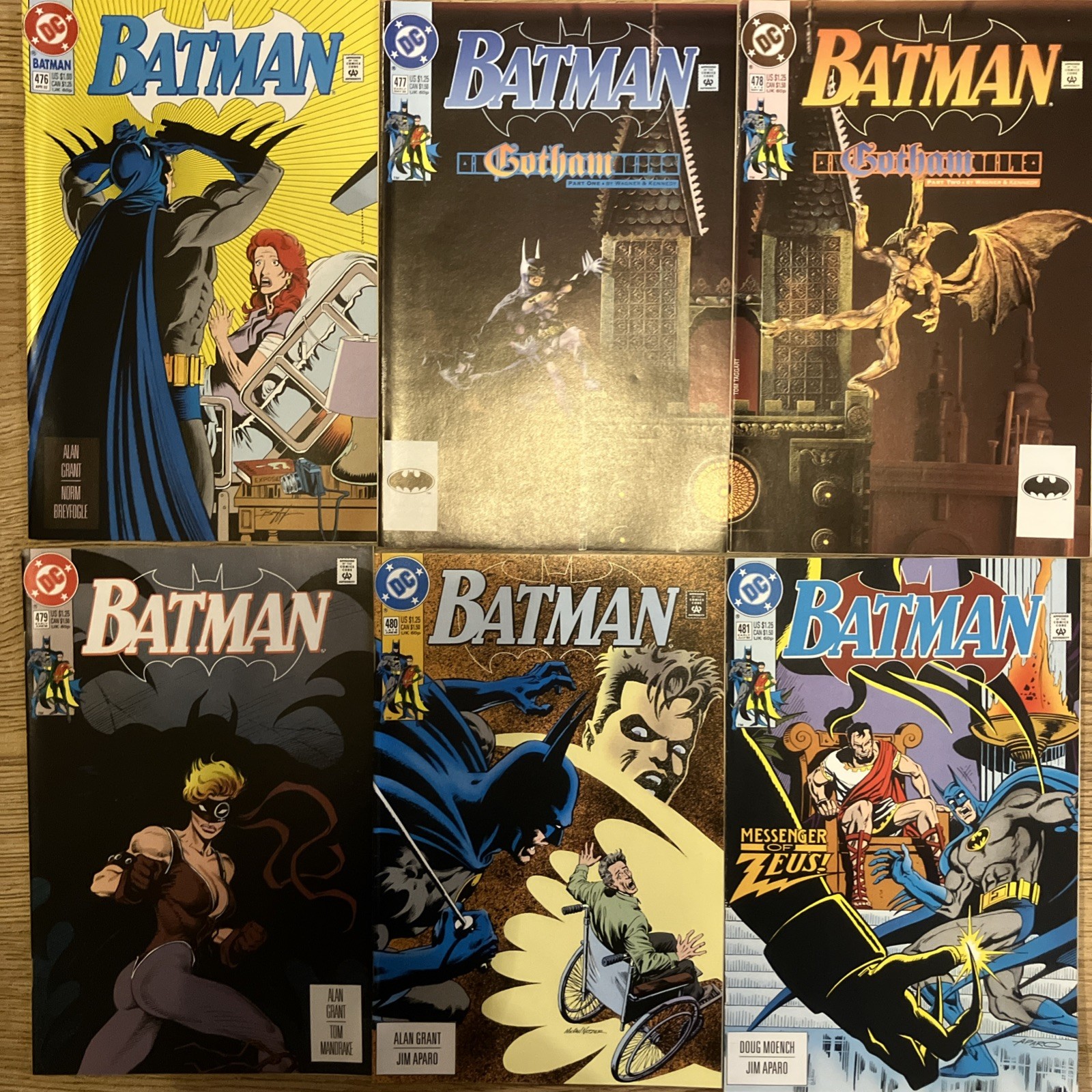 Batman 1992 #476 477 478 479 480 481 DC Comics