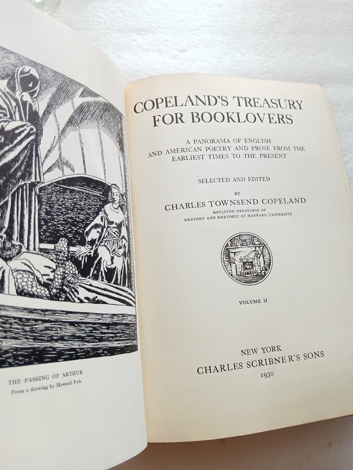1930 Copelands Treasury for Booklovers Book Set Red Hardcover Anthology
