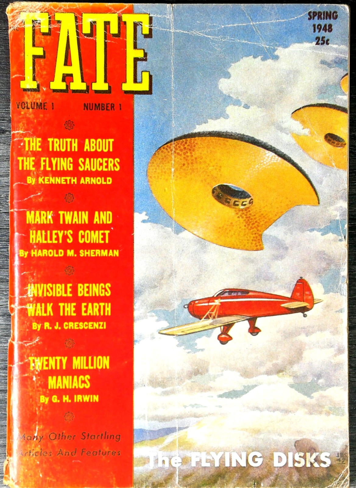 Fate Pulp Magazine Spring 1948 Volume 1 No. 1