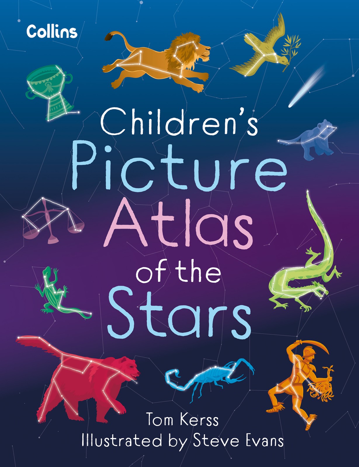 Childrenâs Picture Atlas of the Stars by Kerss, Tom [Hardcover]