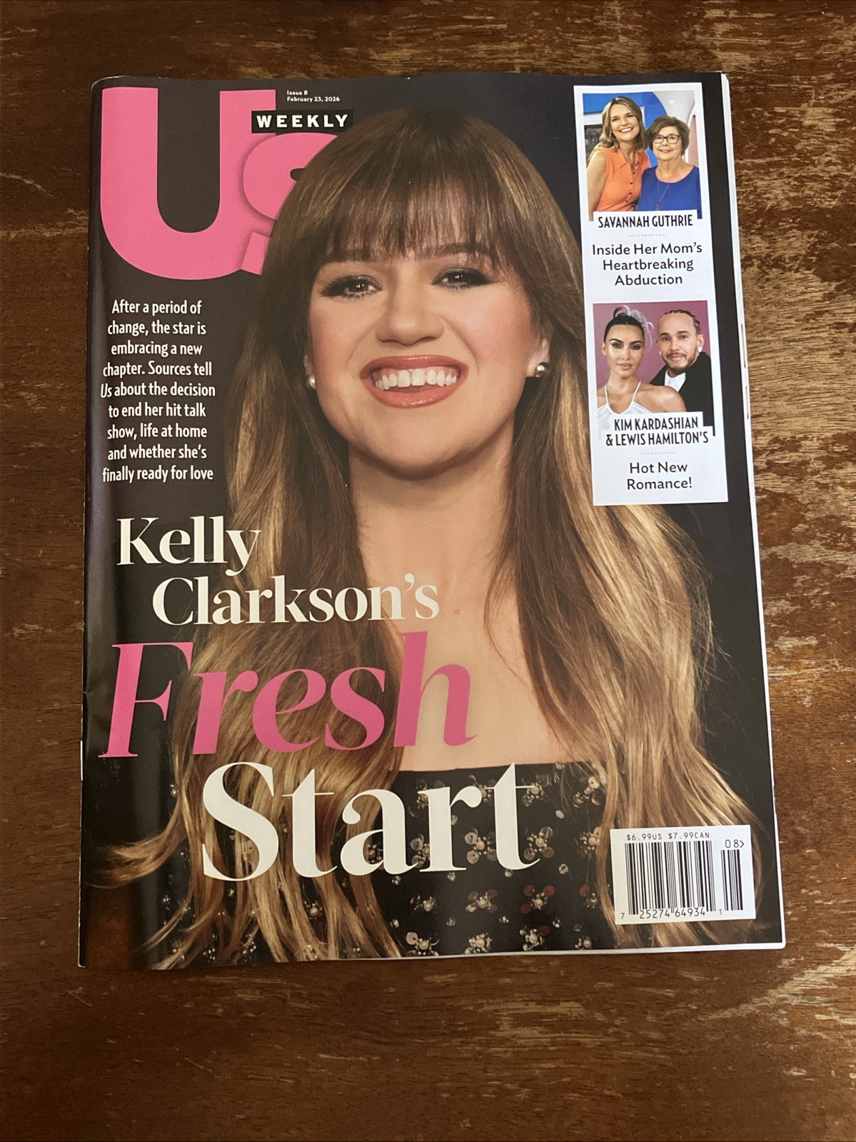 US Weekly Magazine February 23rd 2026 Kelly Clarkson