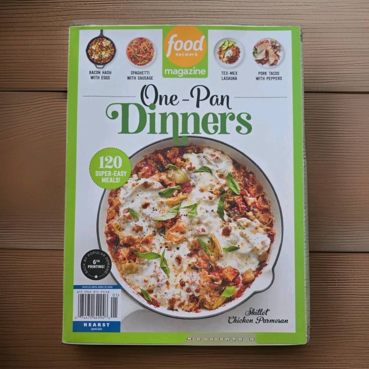 Food Network Magazine One-Pan Dinners ( Back By Popular Demand 6th Printing )