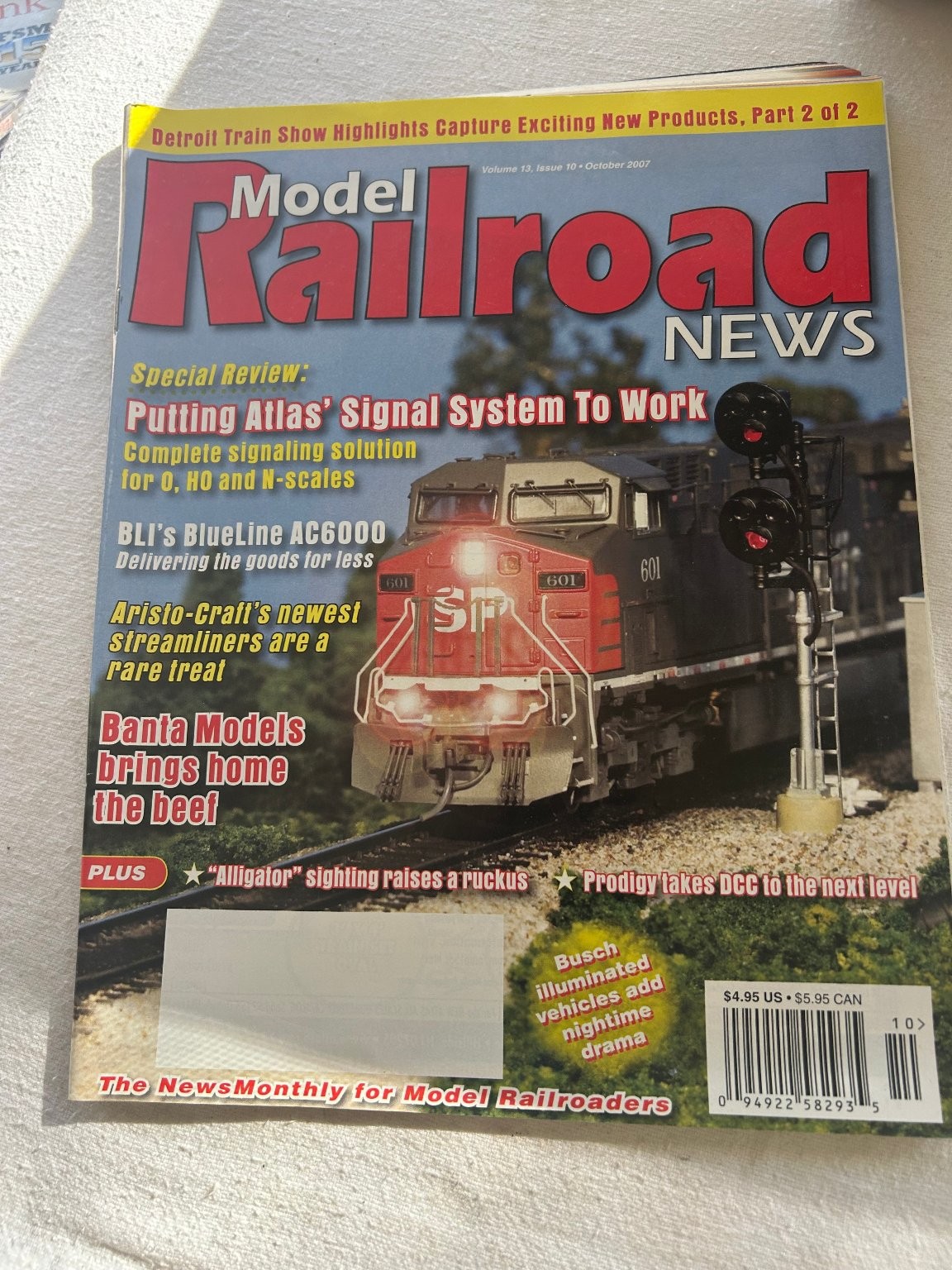Model Railroad News Magazine Oct 2007 Vol 13 Issue 10 Atlas Signal System