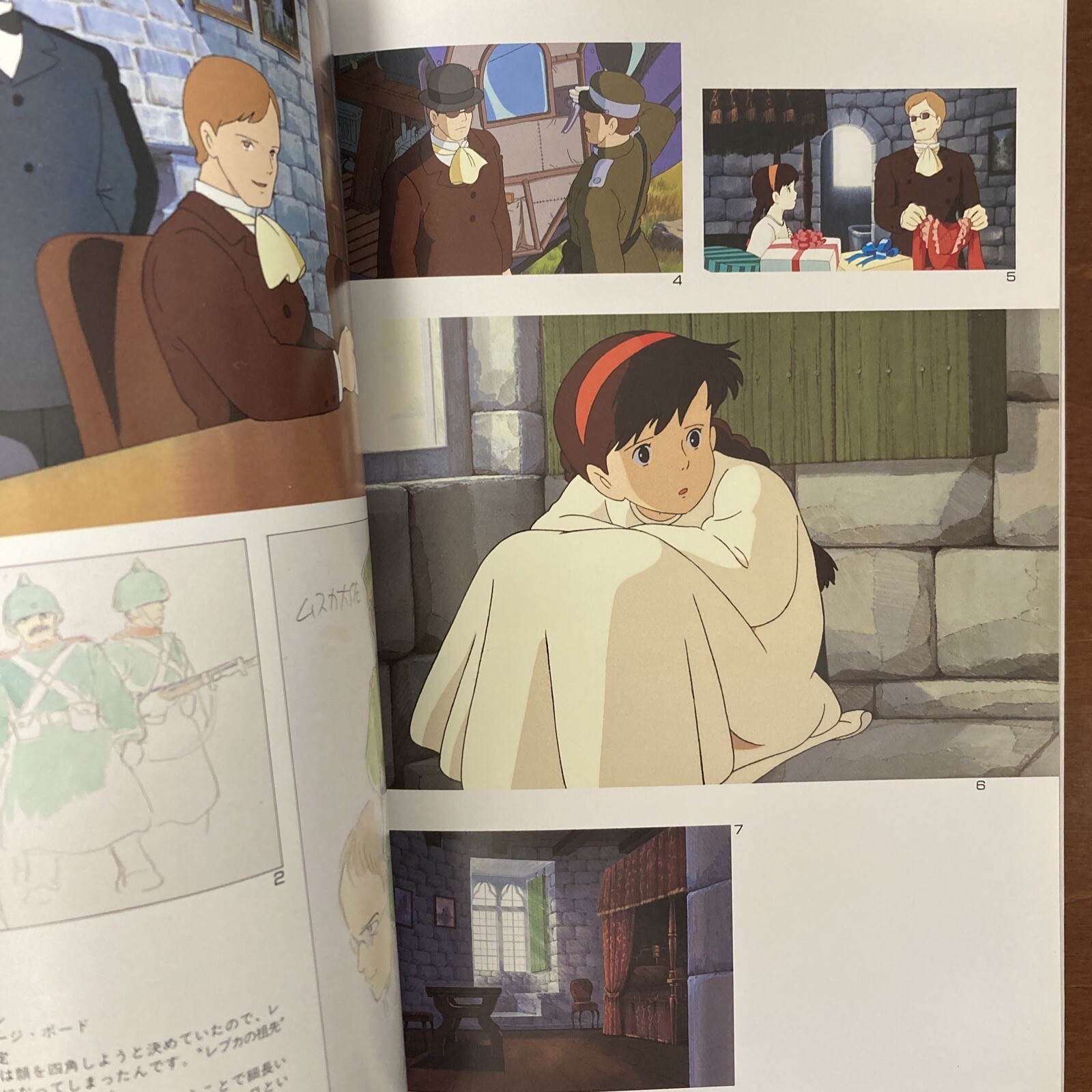 THE ART OF LAPUTA Hayao Miyazaki Art Book Illustration