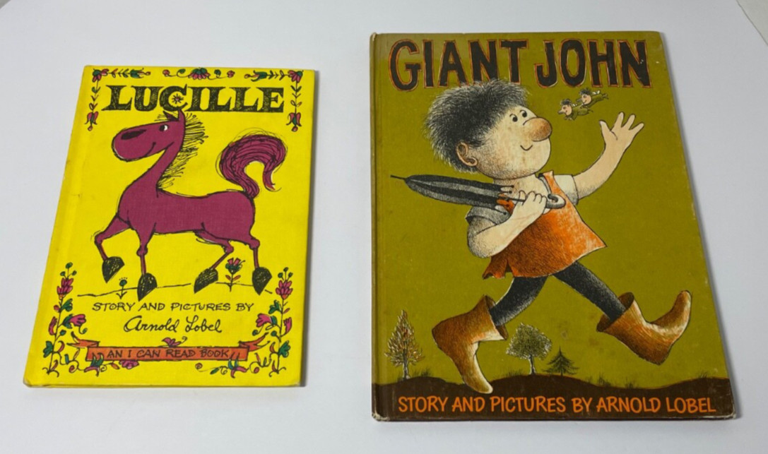 Arnold Lobel Lucille 1964 and Giant John 1964 hardcovers