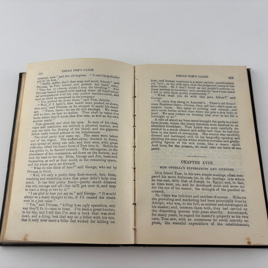 Uncle Tom’s Cabin Harriet Beecher Stowe John B Alden NY Antique 467pg HC
