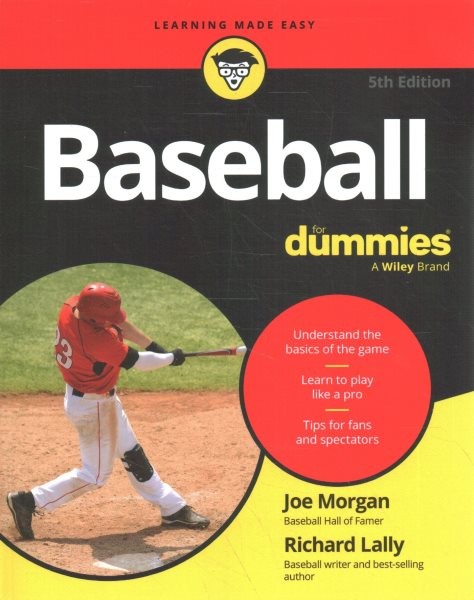 Baseball for Dummies, Paperback by Morgan, Joe; Lally, Richard, Like New Used…