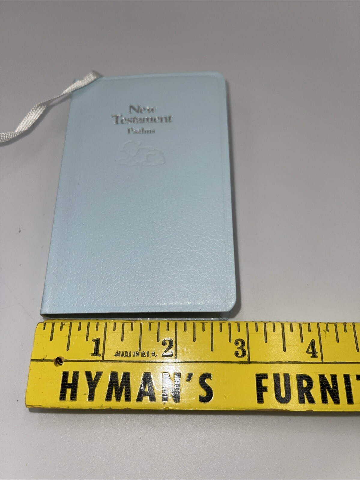 New Testament Psalms KJV Bible, Blue, Paperback, Like New In The Original Box