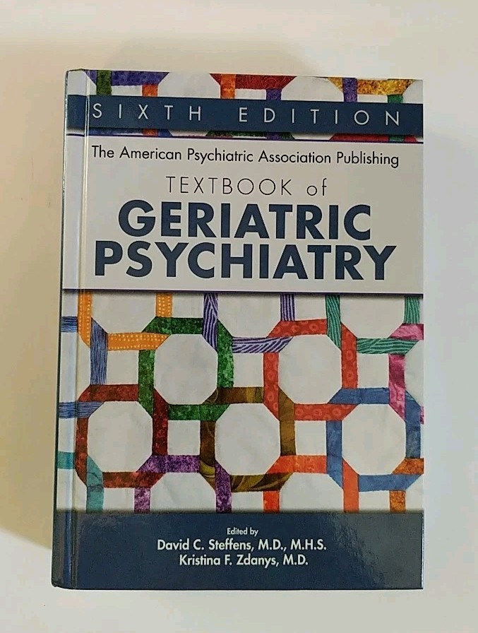 Textbook Of Geriatric Psychiatry 6th Edition Steffens Zdanys Like New Excellent