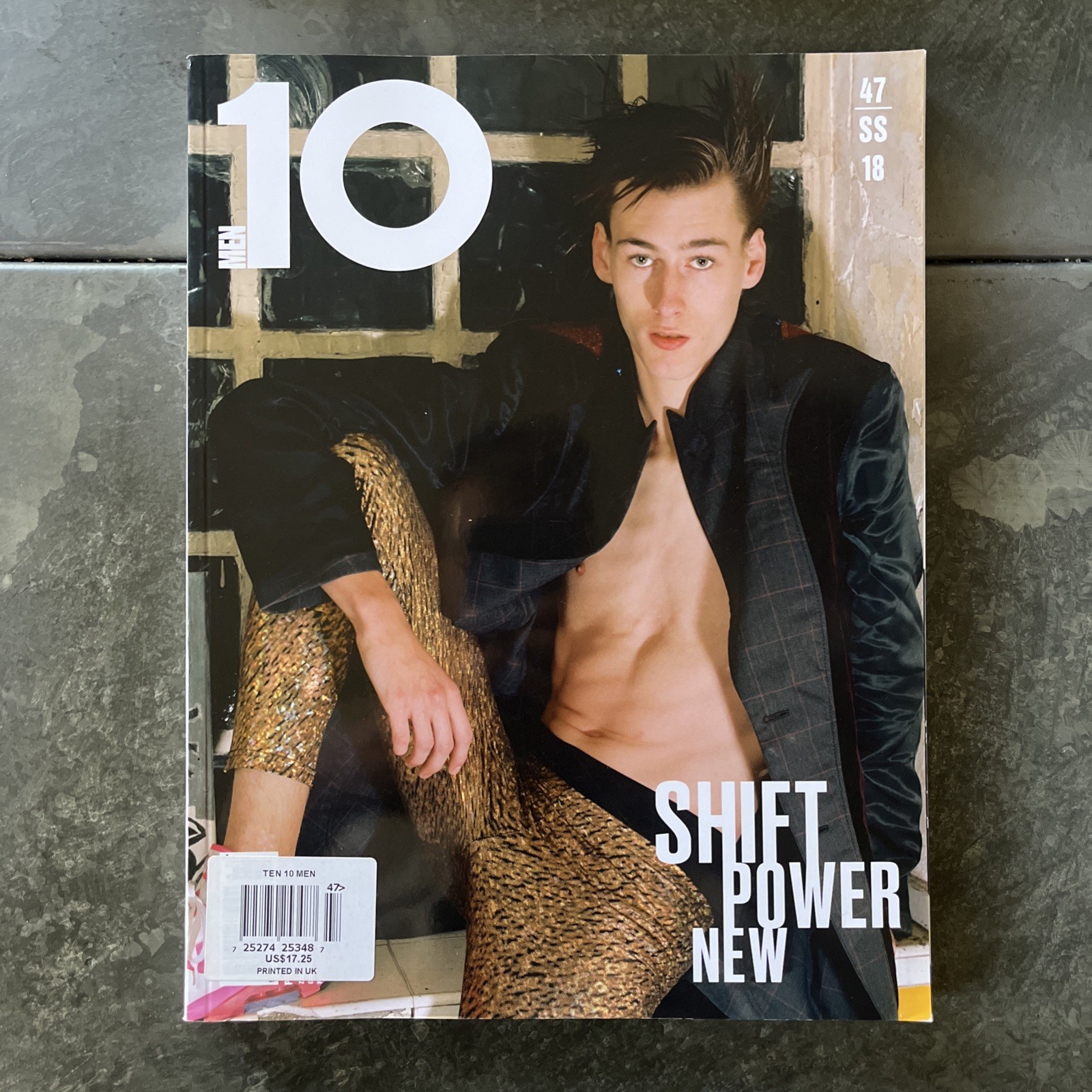 TEN 10 MEN FASHION MAGAZINE 2018 SHIFT POWER NEW RARE