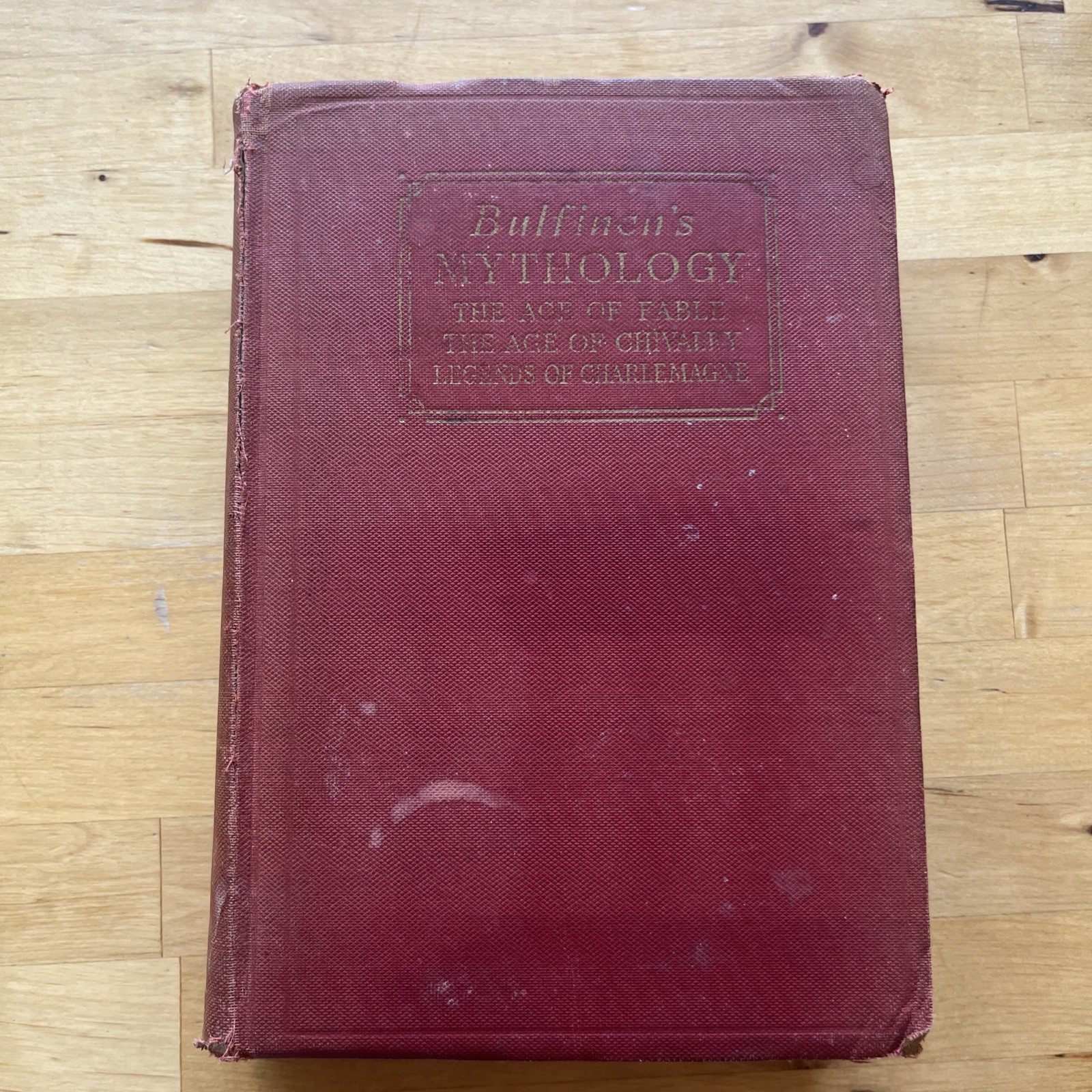 ANTIQUE 1913 Bulfinch’s Mythology Complete In One Volume, Age Of Fable, Chivalry
