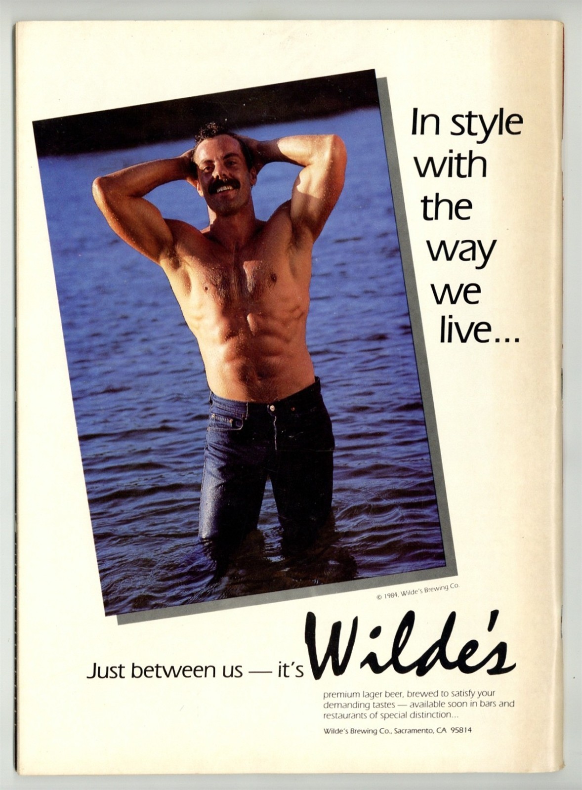 In Style For Men 1984 Gay Physique Vintage Fashion & Travel Magazine 100p M39478