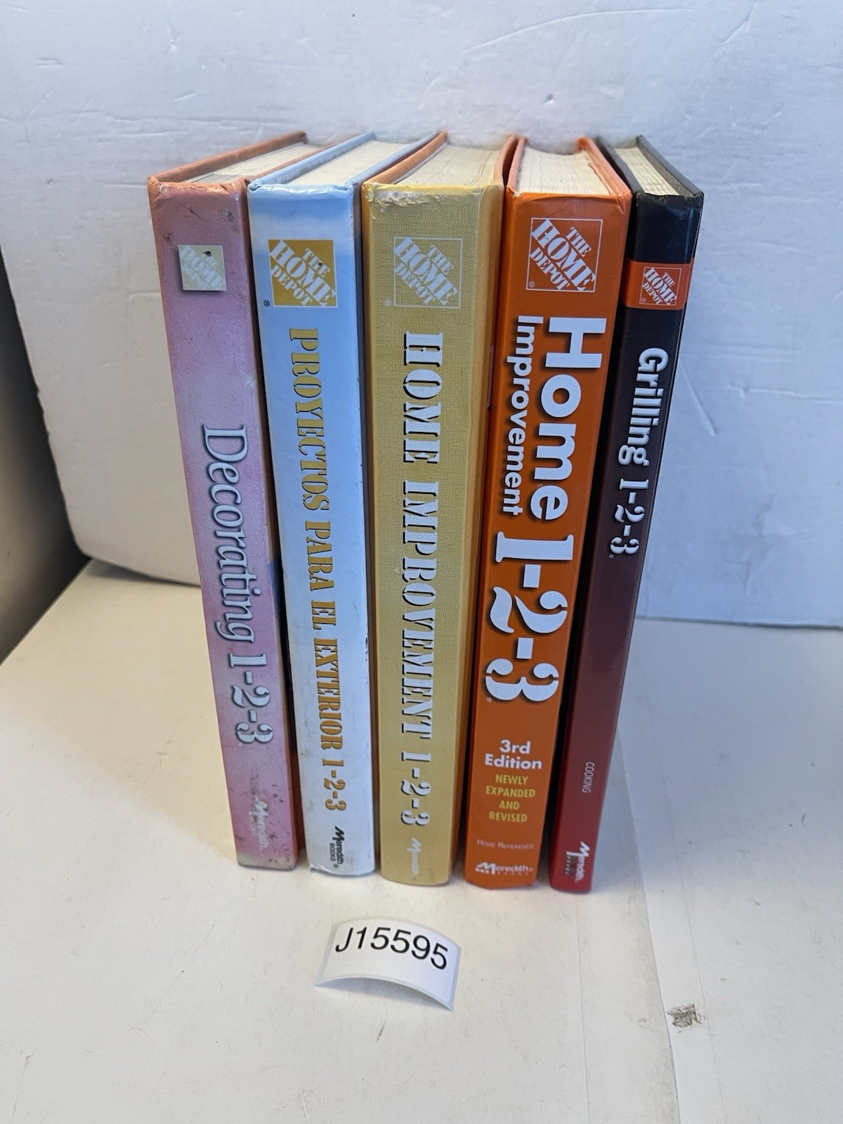 Lot Of 5 Home Depot Mixed Titles & Years Hardcover