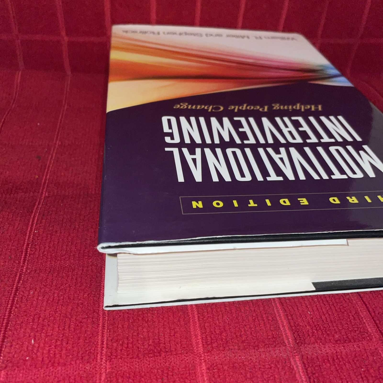 Motivational Interviewing: – Hardcover, by William R. Miller (SEE PHOTOS)