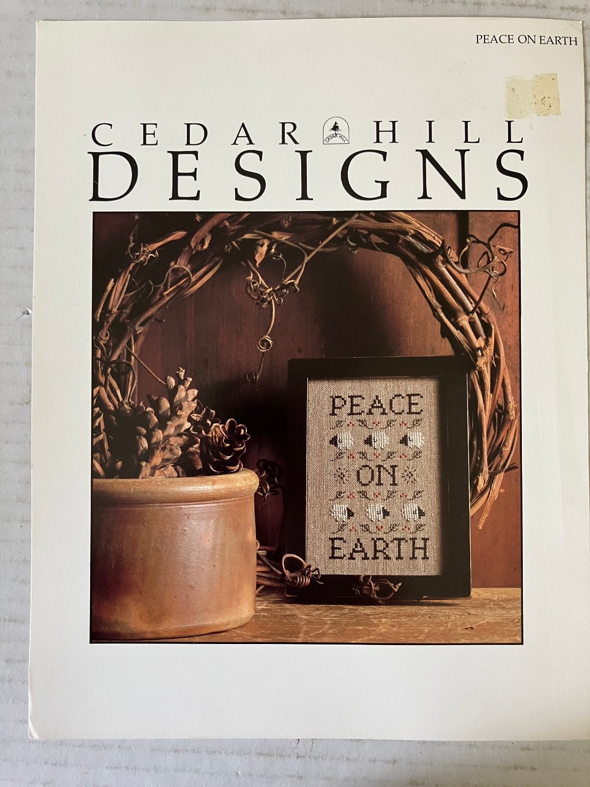 Peace On Earth Counted Cross Stitch Pattern Leaflet Cedar Hill Designs