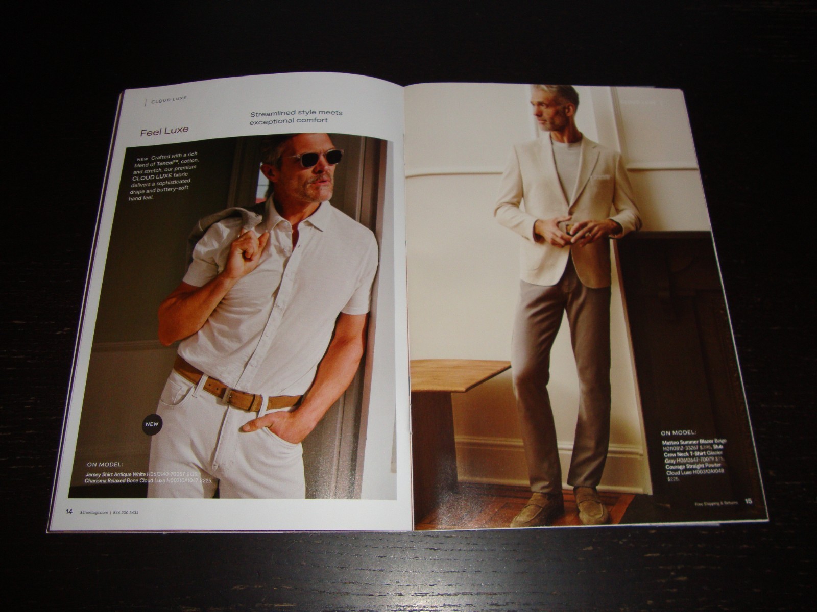 34 HERITAGE Men’s Fashion & Accessories CATALOG Spring 2026 – 20 Pages