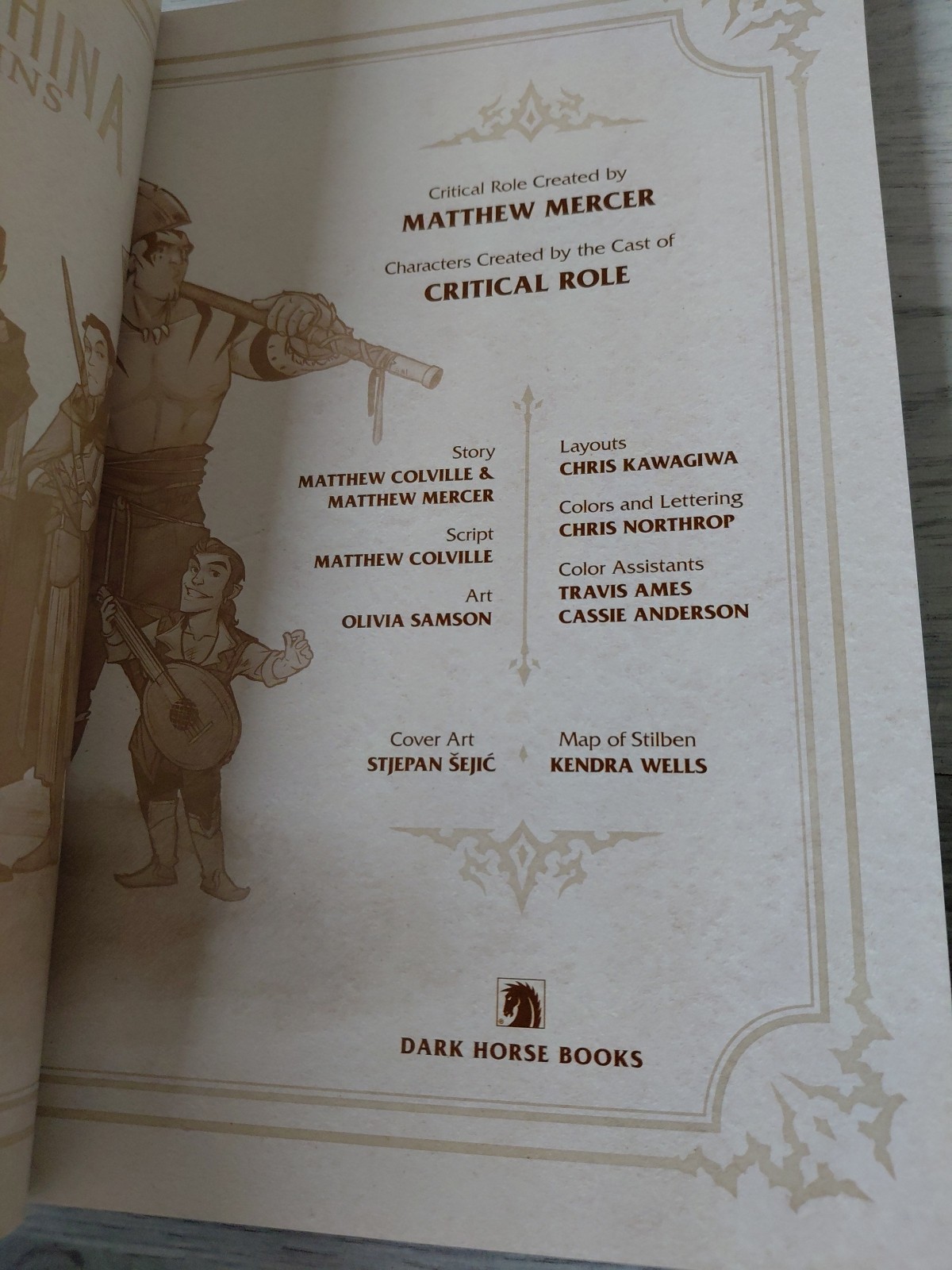 Vox Machina Origins Critical Role Vol.1 Softcover Dark Horse Books 2019