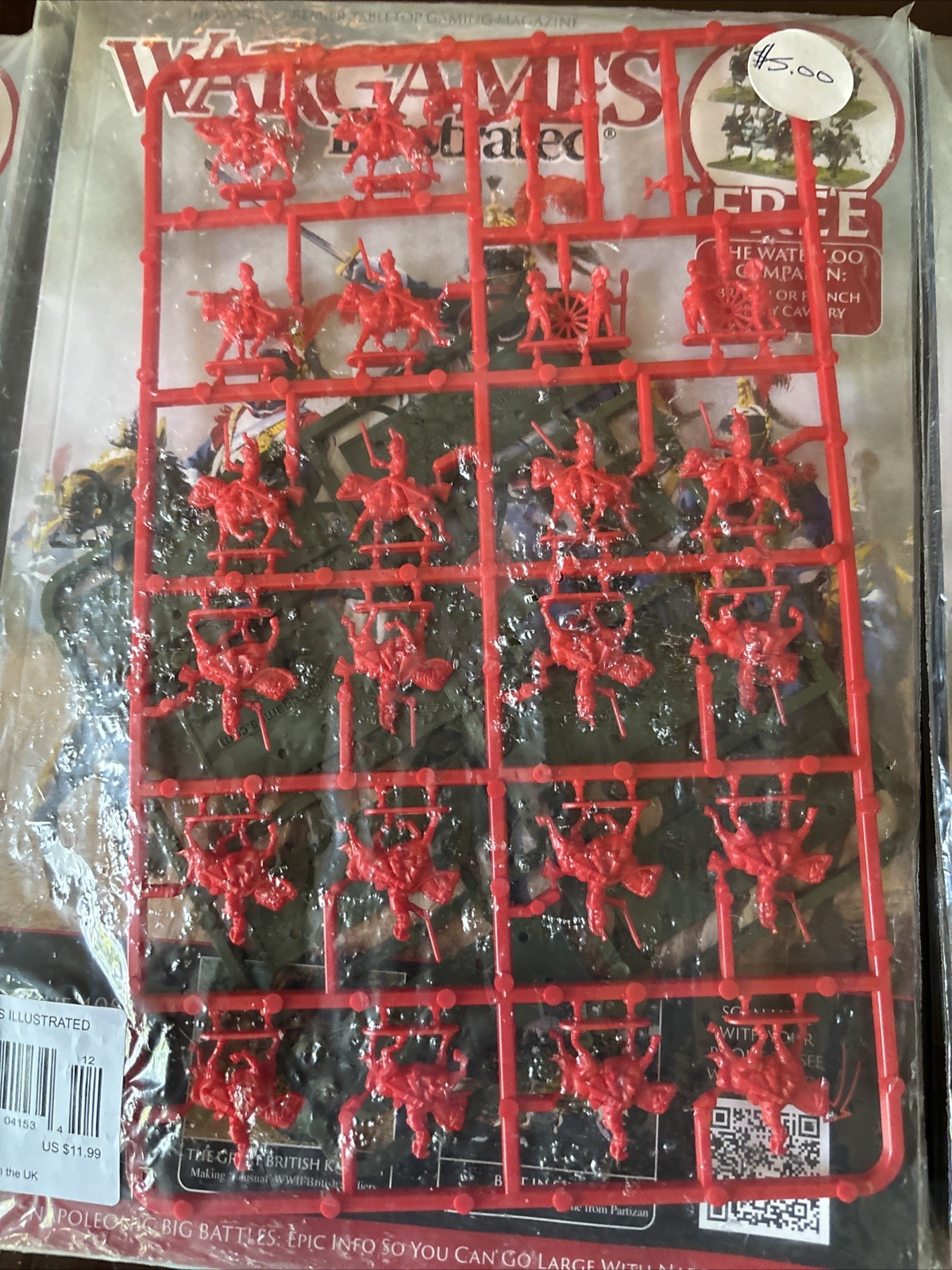 3x: WARGAMES ILLUSTRATED #408:HEAVY CAVALRY soldiers in unopened bag!SHIPS FREE!