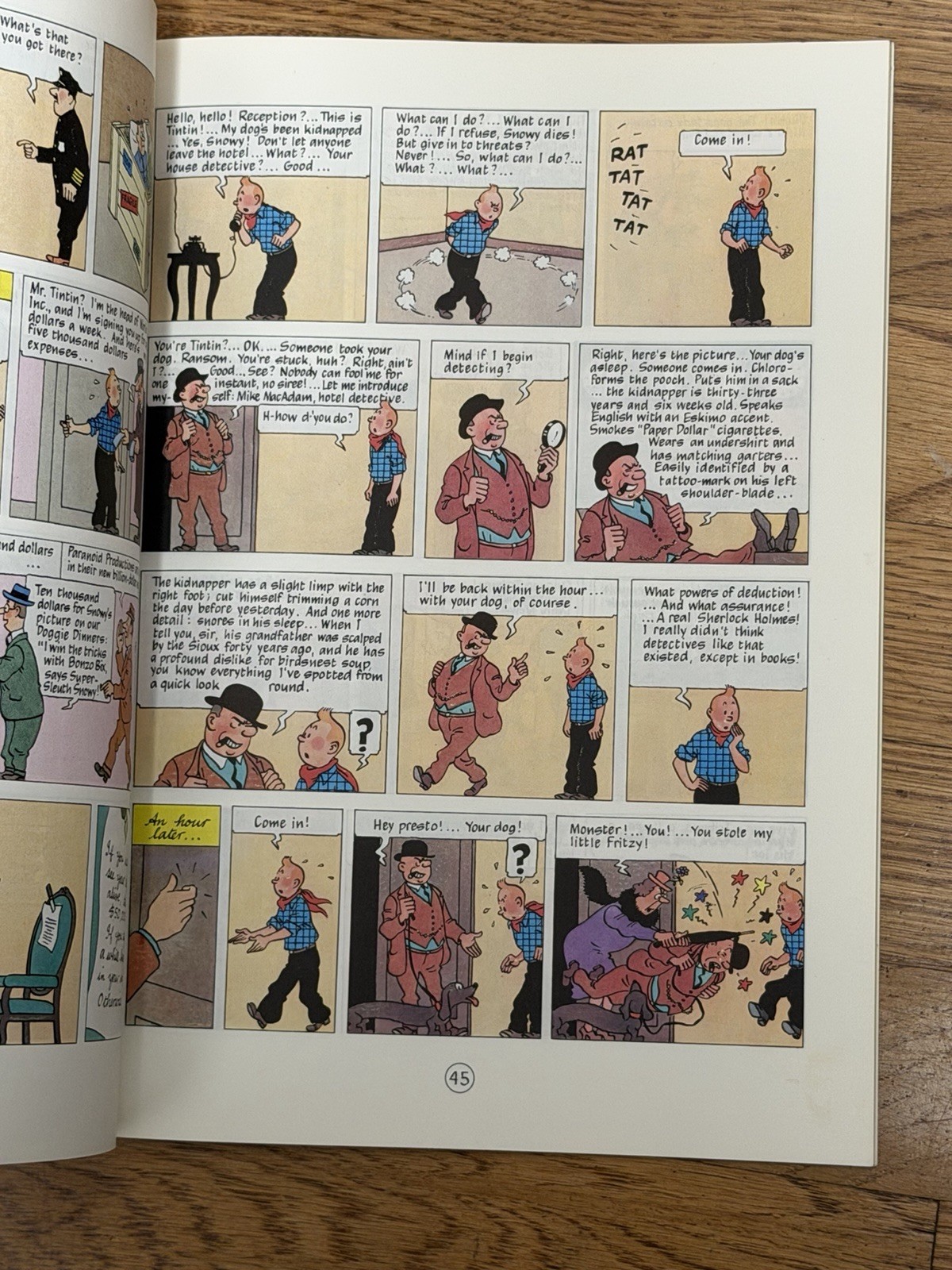 Herge Tintin in America SC 1979 First American Edition Atlantic-Little Brown