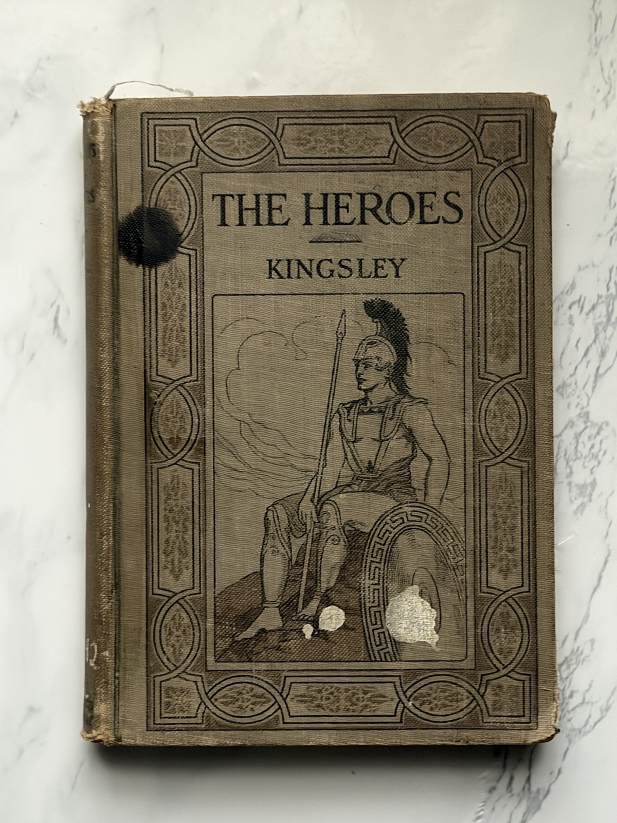 The Heroes Or Greek Fairy Tales by Charles Kingsley 1917 Antique Hardcover