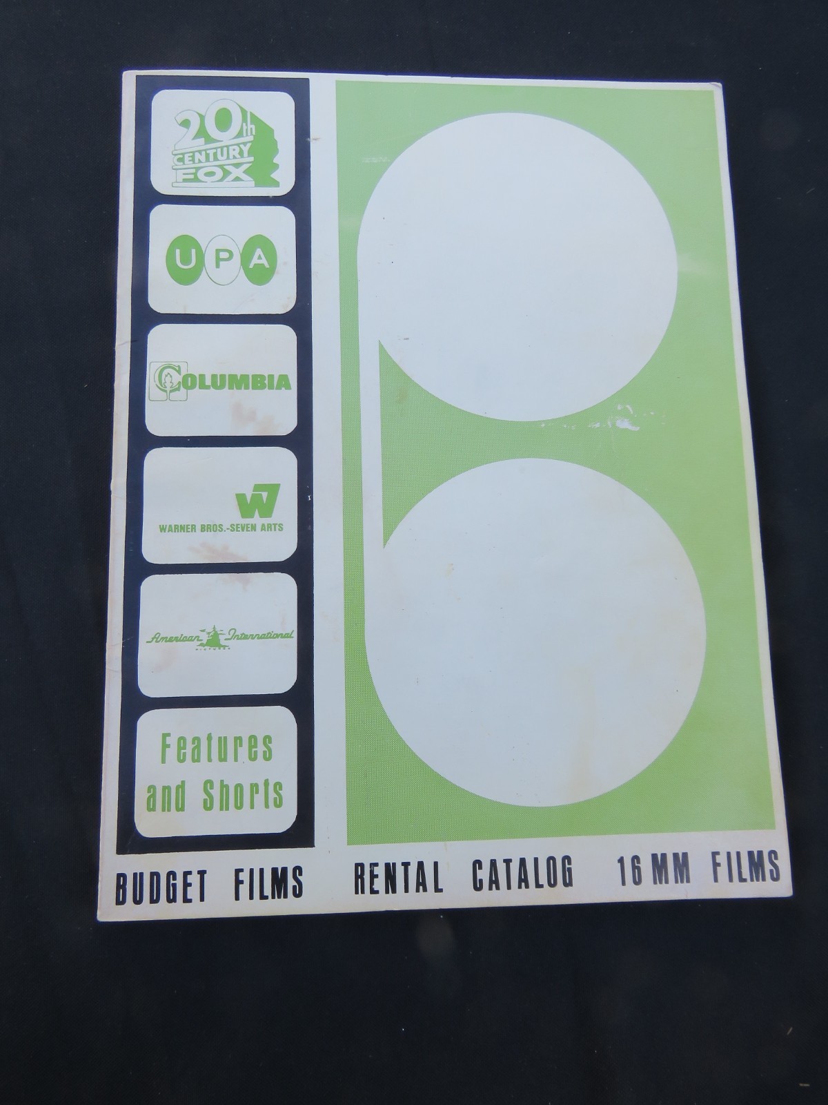 Budget Films 16 mm Rental Catalogue 1970’s PB Book Rare