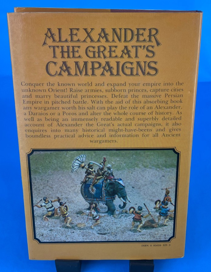 Book Alexander The Great’s Campaigns Phil Barker HC 1979