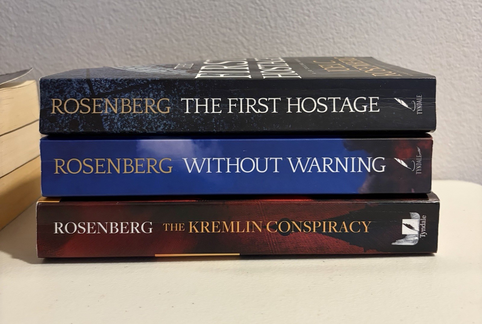 Lot 6 Joel C Rosenberg Political Military Thrillers Hostage/Days/Warning/Kremlin