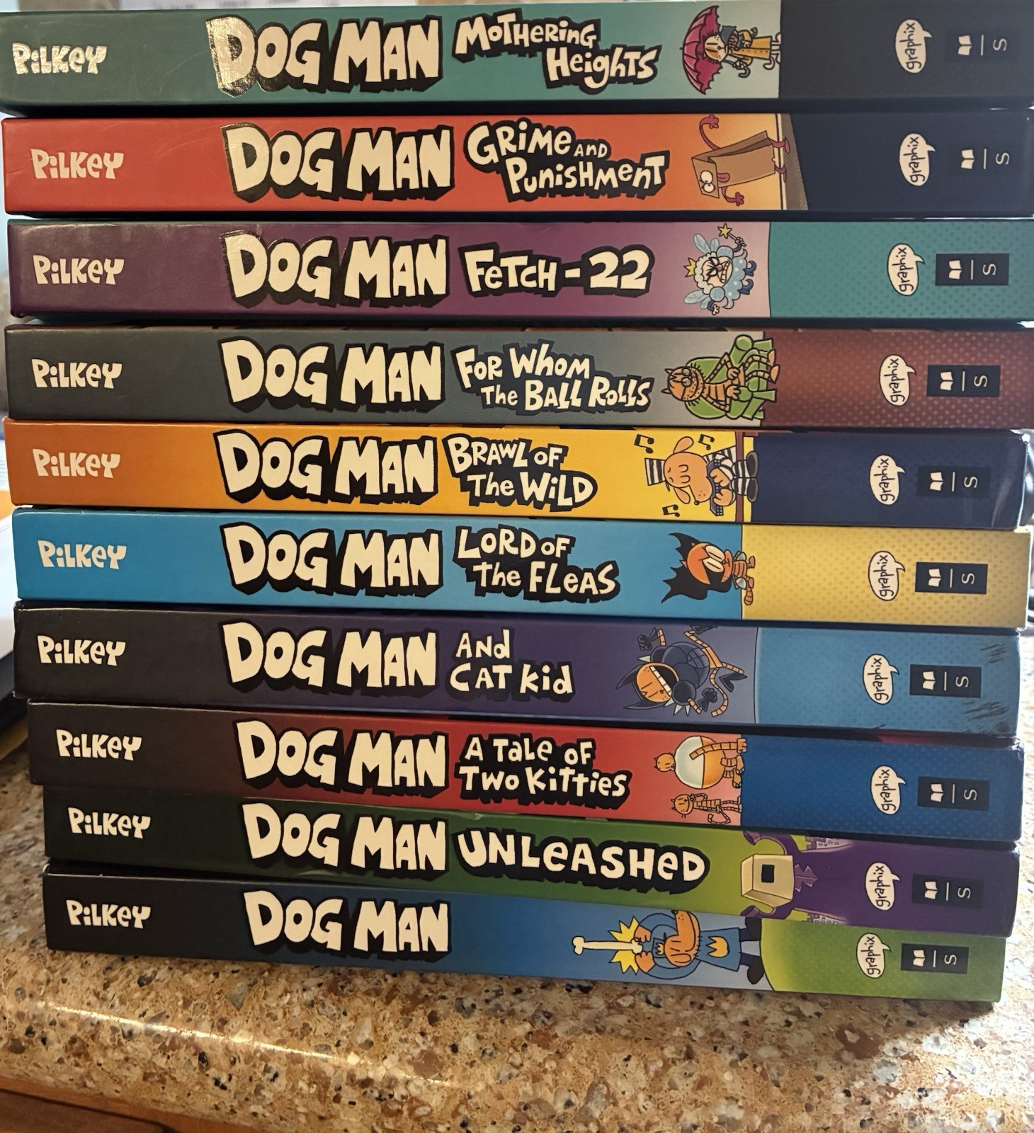 Lot of Dog Man (First 10 Books) + Cat Kid (4 Books) Dav Pilkey Hardcover **EUC**