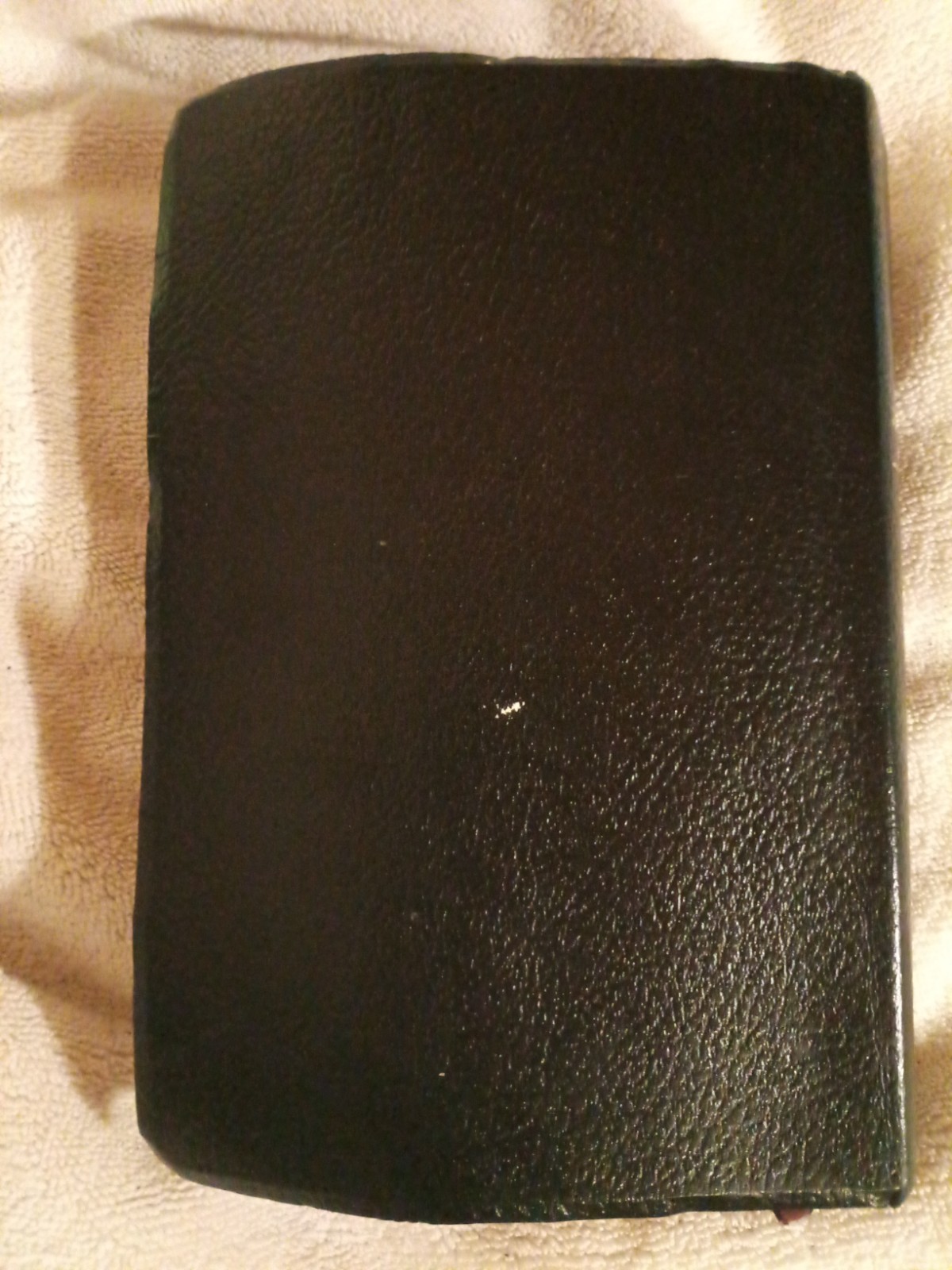 Vtg 1966 The Jerusalem Bible First Edition Doubleday Black Faux Leather Catholic