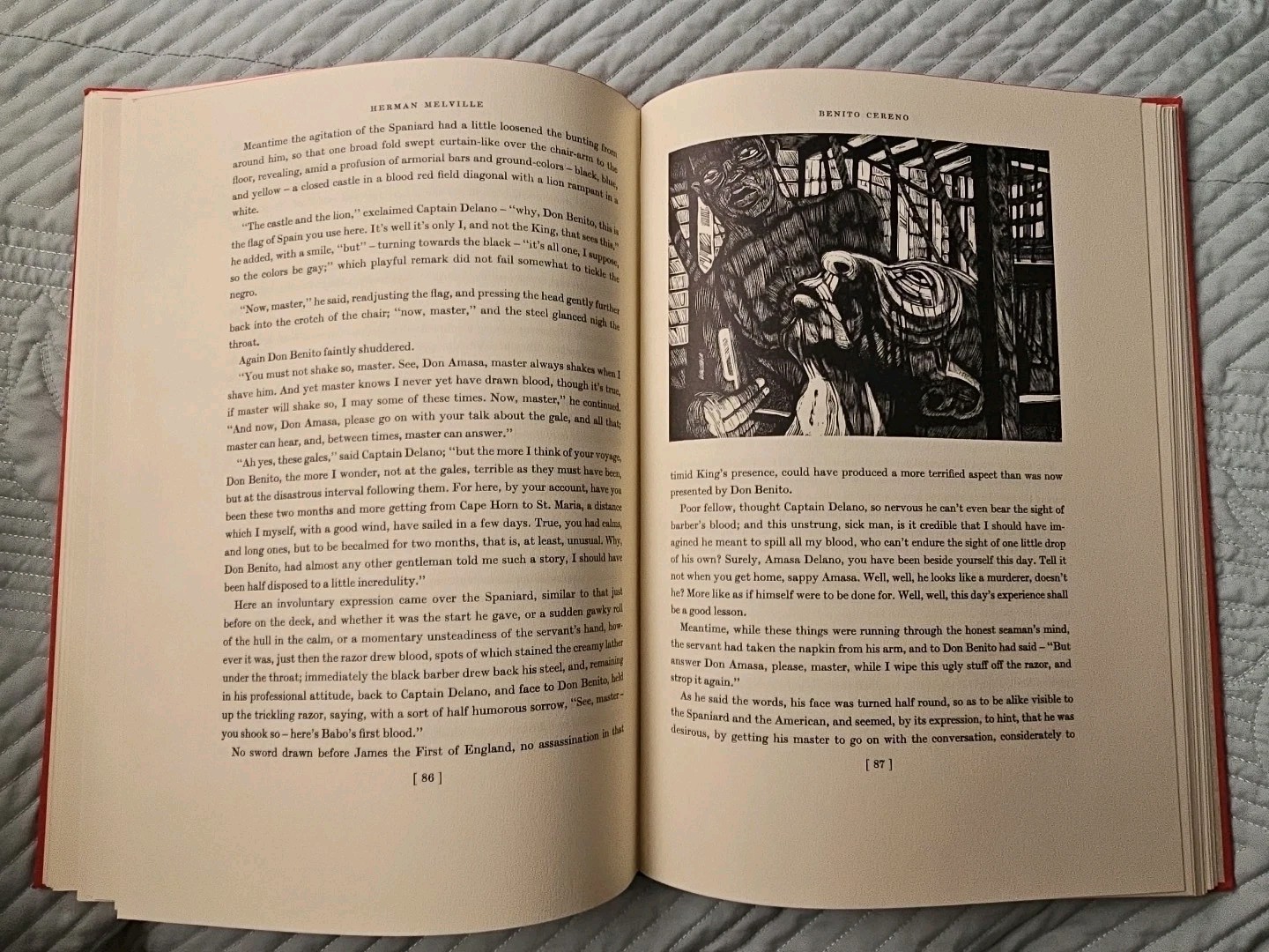 Benito Cereno by Herman Melville 1972 The Imprint Society Signed by Artist #1495