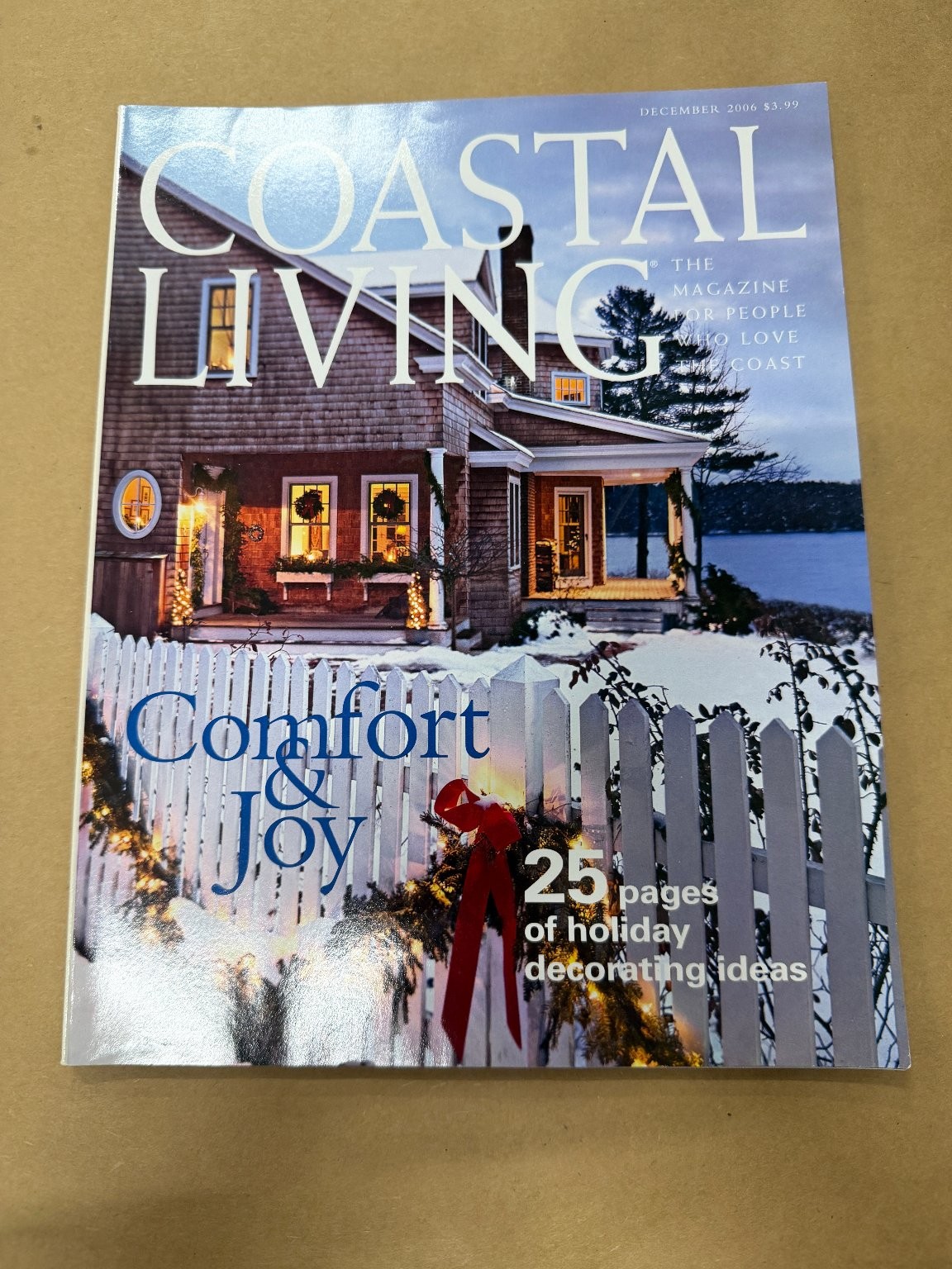 Coastal Living Magazine December 2006 Holiday Decorating Ideas Home Decor