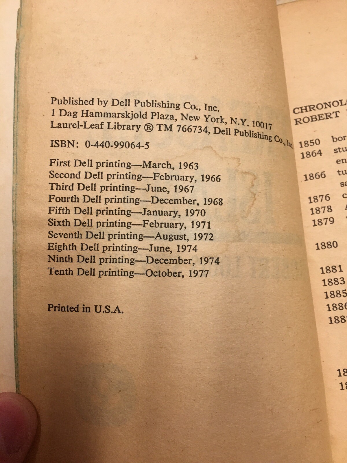 Treasure Island Paperback Book 1977 Tenth Printing