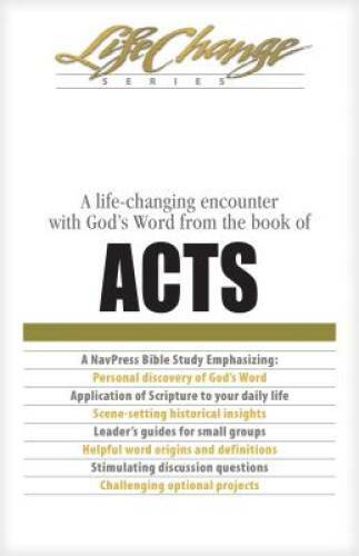 Acts (LifeChange) – Paperback By The Navigators – GOOD