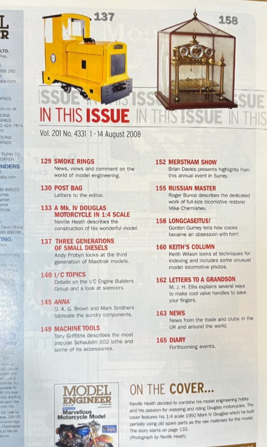 Model Engineer Magazine 1-14 August 2008
