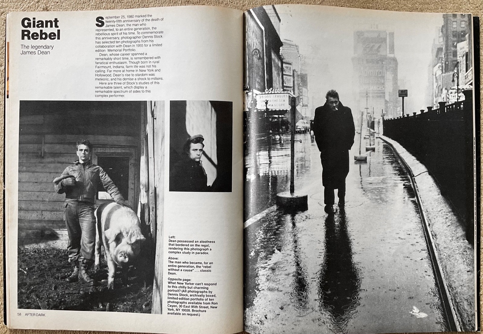 AFTER DARK Magazine VTG Issue March 1982 – Katsu Yoshida & New York’s Art Scene