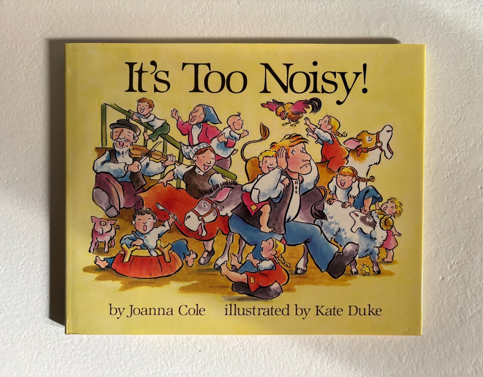It’s Too Noisy! by Joanna Cole – 1989 First Edition Hardcover with Dust Jacket