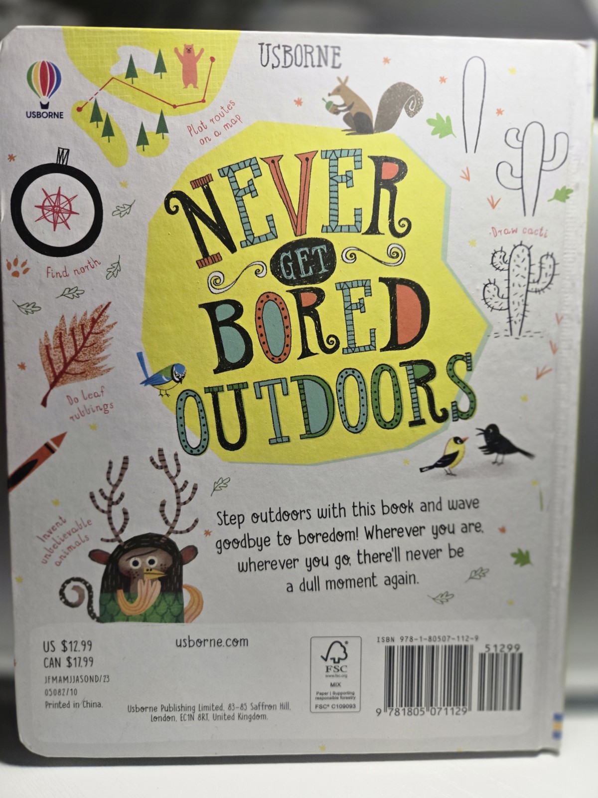 Never Get Bored Outdoors – Hardcover By James Maclaine – VERY GOOD