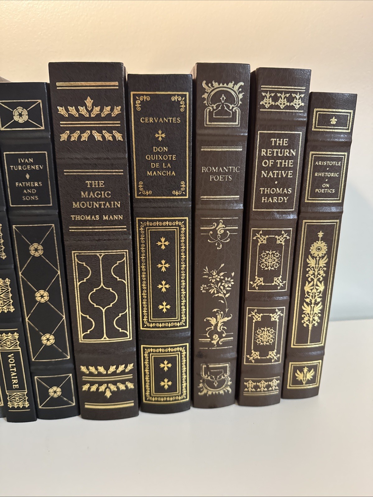 Lot of 15 The Franklin Library Leather Hardcover Books Gilded Edges 1979-86 Vtg