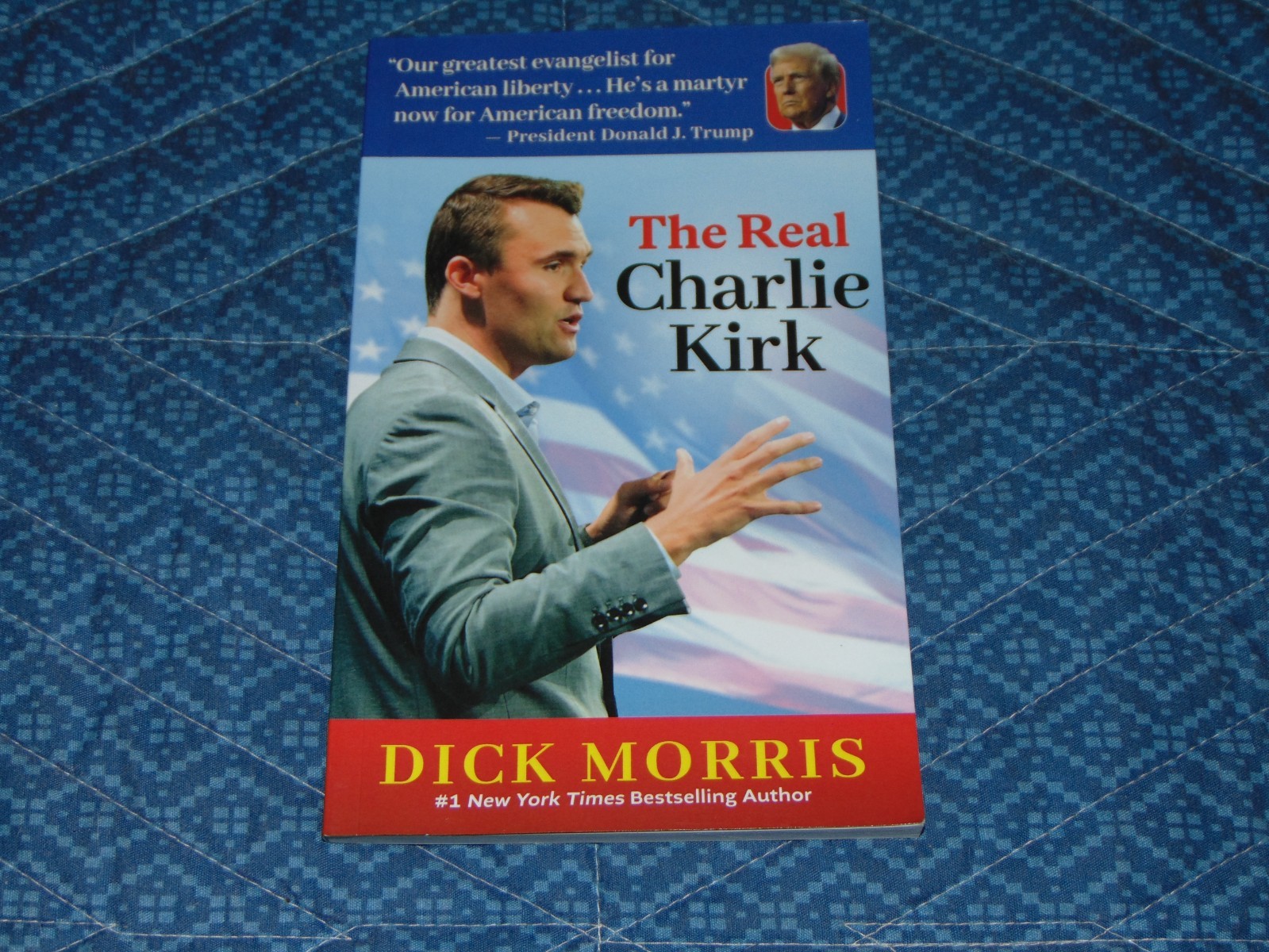 2026 1st/1st SC BOOK: „THE REAL CHARLIE KIRK“ BY DICK MORRIS