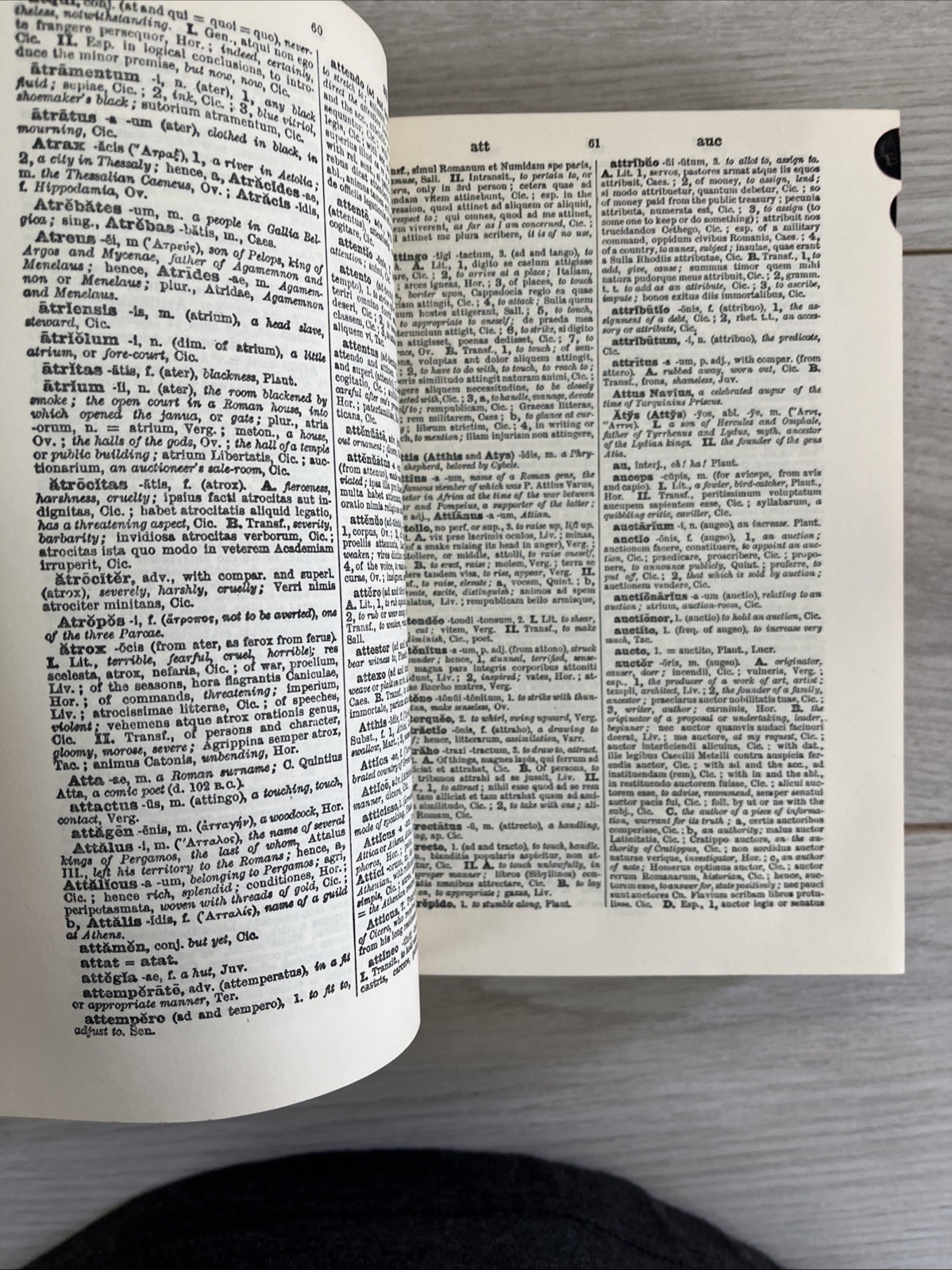 Vintage Cassell’s Latin-English and English-Latin Dictionary Funk & Wagnalls K1