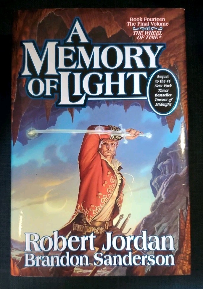 A Memory Of Light #14 Robert Jordan Auto Signed 1st Edition Hardcover DJ